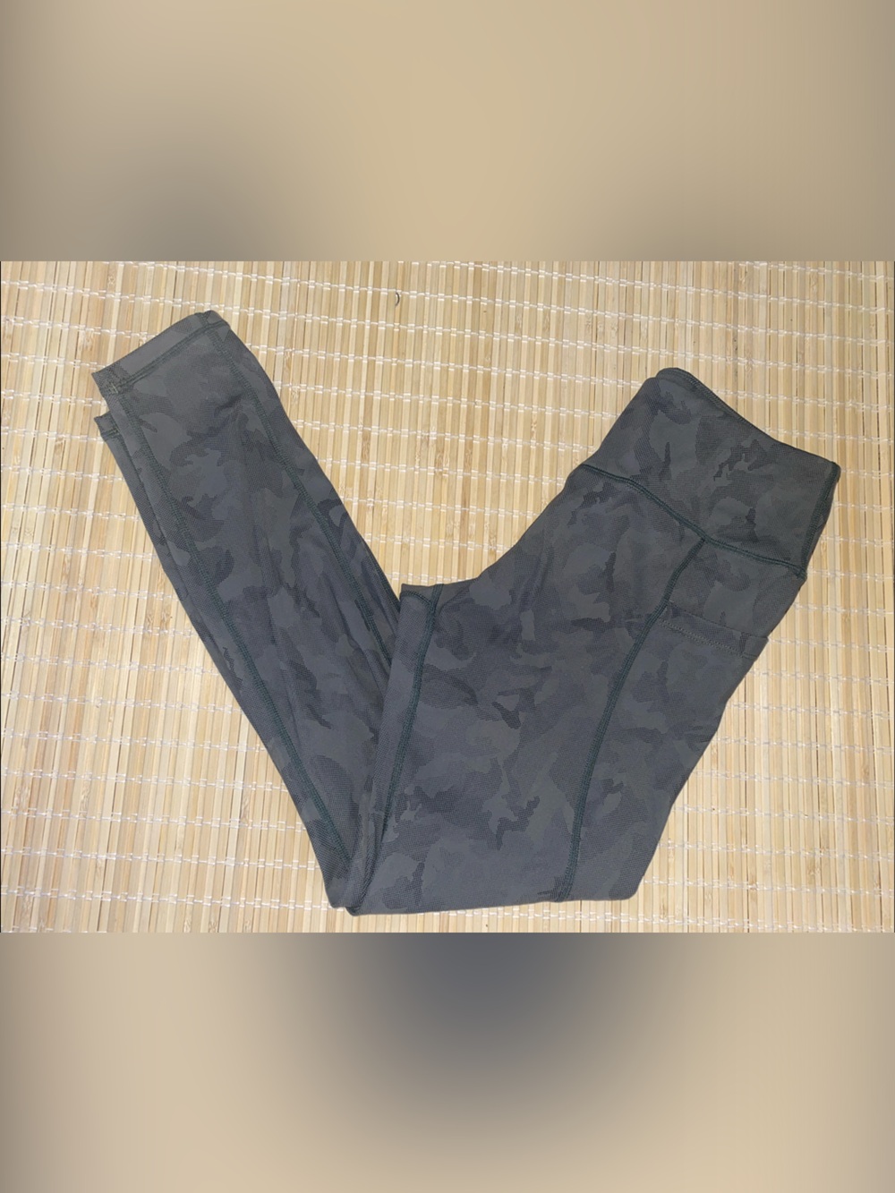High-Rise Black Camo Leggings